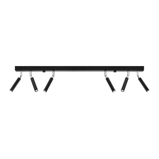 Plafonnier spots noir design industriel – Modèle Nerion