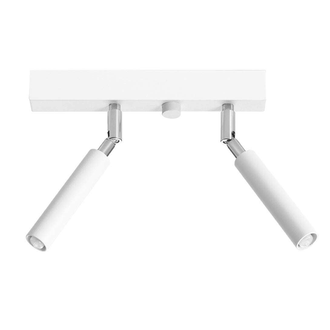 Plafonnier moderne blanc orientable salon – Modèle Aerionis