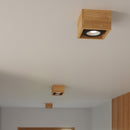 Minimalist natural wood ceiling light – Nordeyn model
