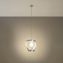 Minimalist white pendant light for living room – Asterion model