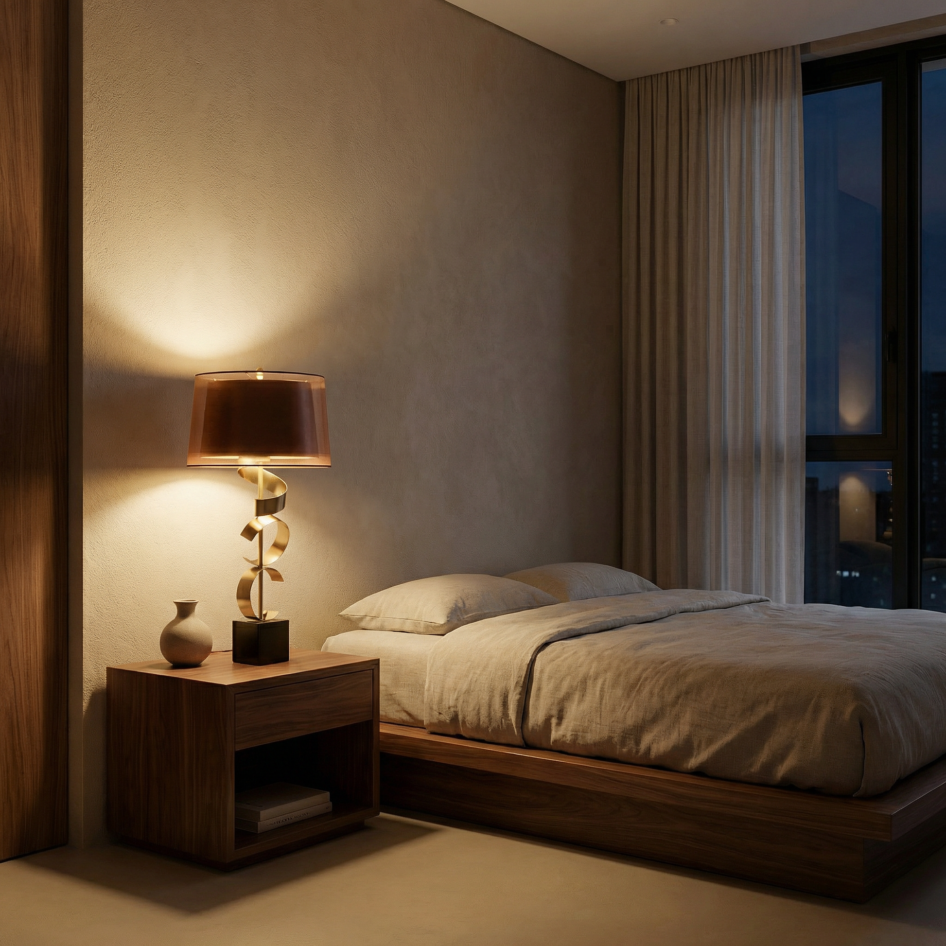 Lampe à poser Aéra vue détail | Luxarmonie