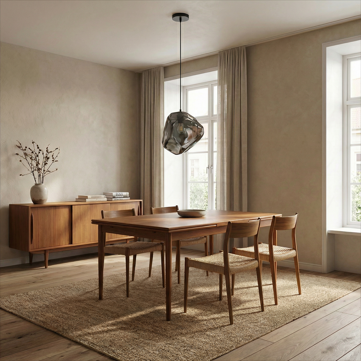 Suspension Pierre Colorée Éclairage LED Économe – Gemme