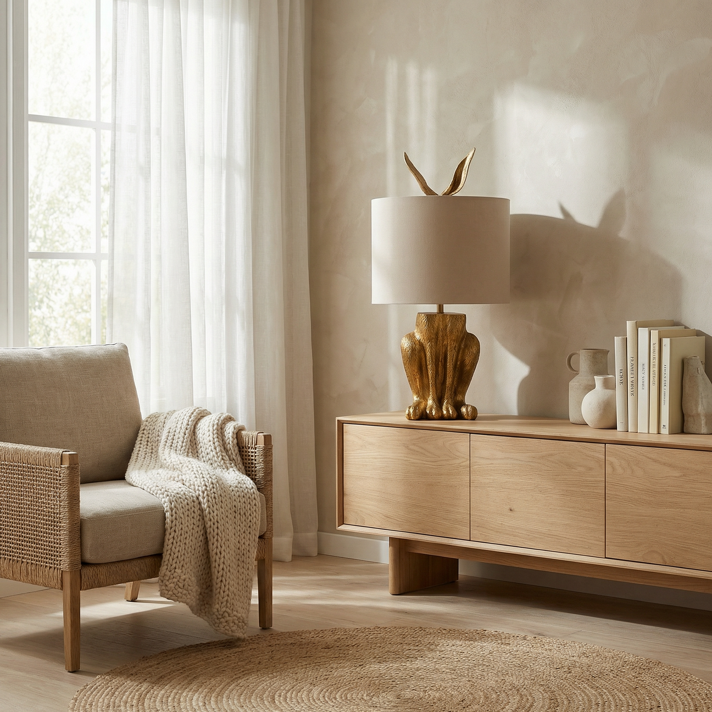 Veilleuse Élégante Silhouette Animale Moderne – Auralis