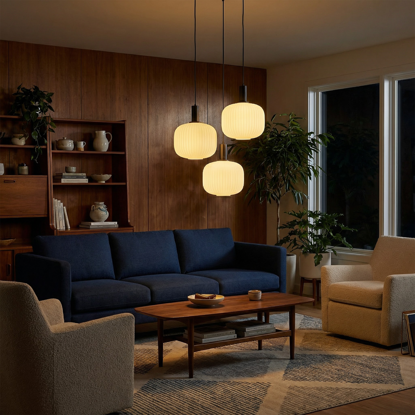 Suspension Ajustable Style Rétro Nordique Élégance – Suspendue