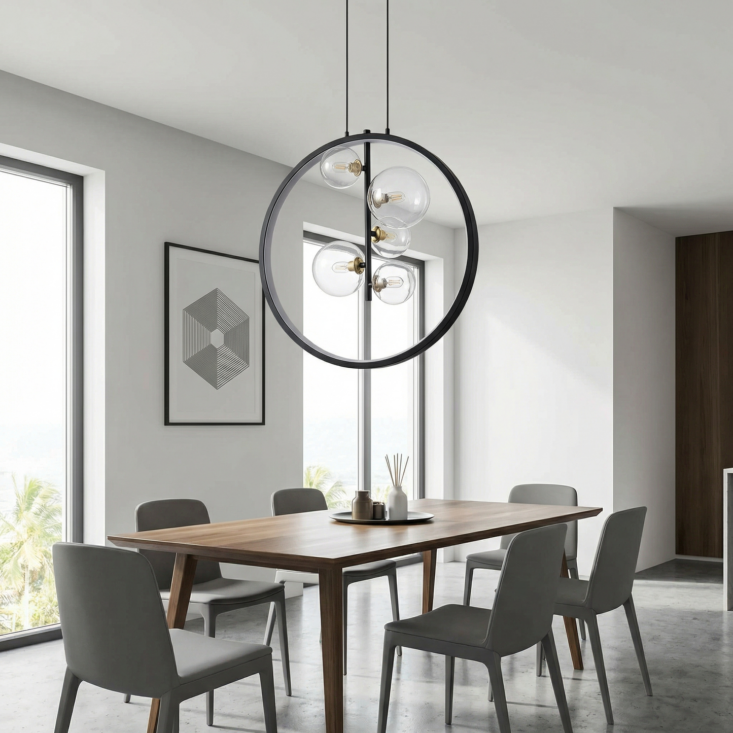 Suspension Cléora vue ambiance | Luxarmonie