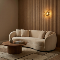 Applique Murale Premium Verre et Pierre pour Espaces 5-10m² – Éclat Ambre