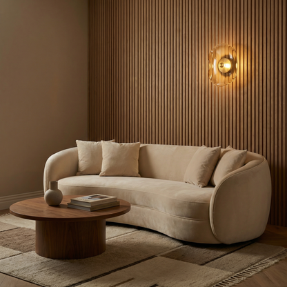 Aplique de pared Brillo Ámbar vista detalle | Luxarmonie