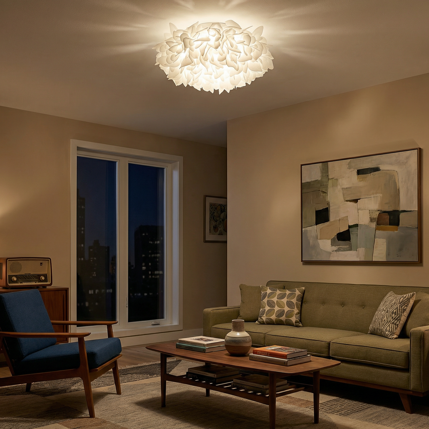 Plafonnier Floral vue détail | Luxarmonie