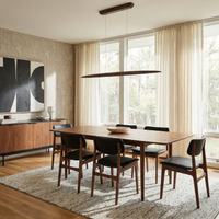 Suspension en bois dimmable pour cuisine et salle à manger – Maderise