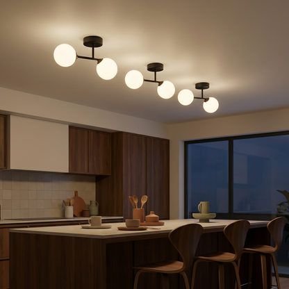 Flush Mount Nordic Detail View | Luxarmonie