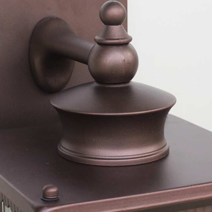 Applique Murale Extérieure Rétro en Noir – Mirenoir