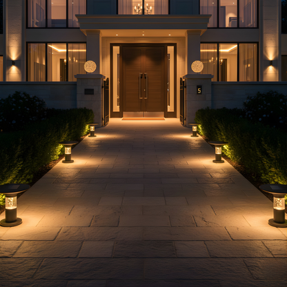 Luminaria Exterior Solastiche vista detalle – Luxarmonie