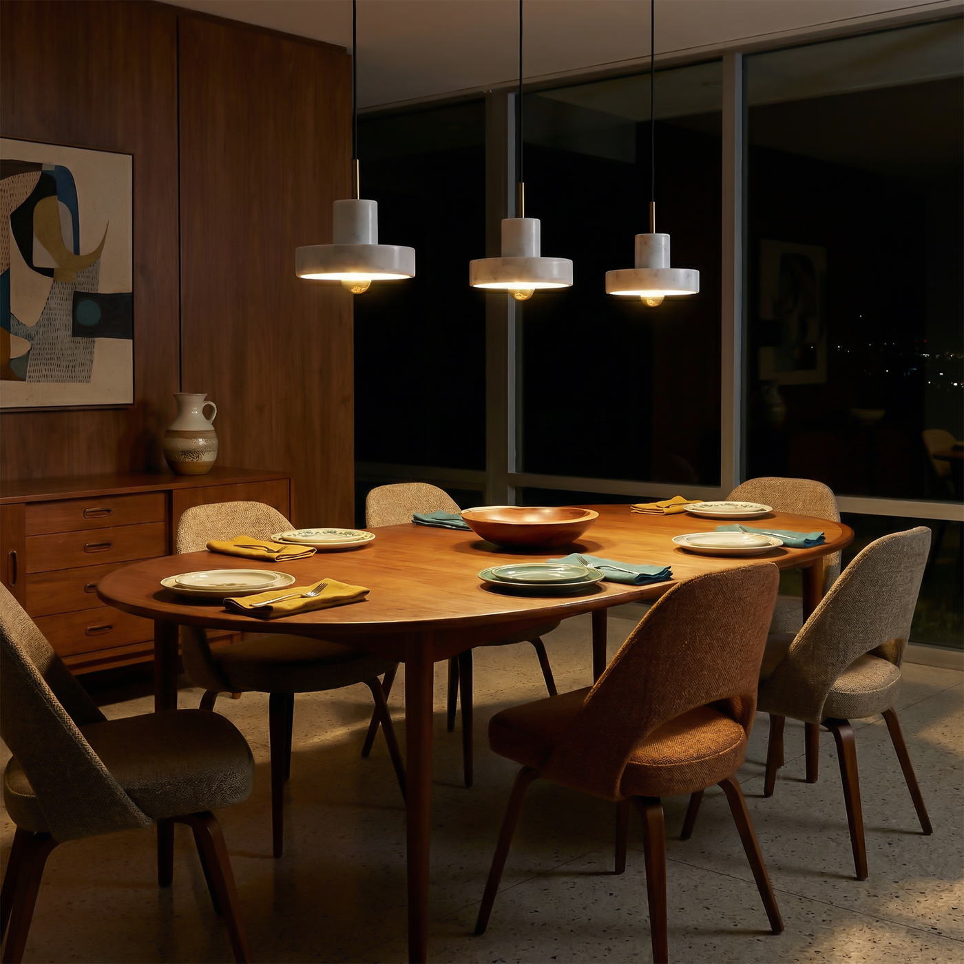 Suspension Architecturale Luxe Minimaliste –  Dorée