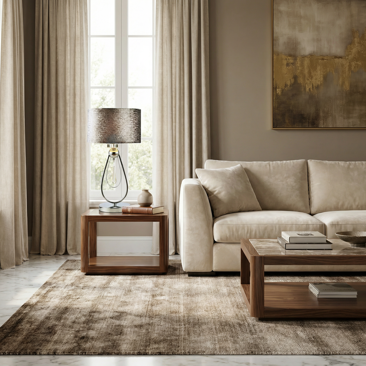 Lampe de Table en Cristal et Flanelle pour Chambre – Crysteline