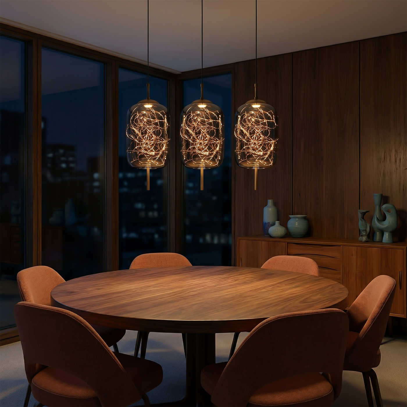 Suspension Design Étoilé Matériaux Nobles Ambiance Fine – Calista