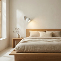 Applique murale moderne orientable blanche – Modèle Arionis