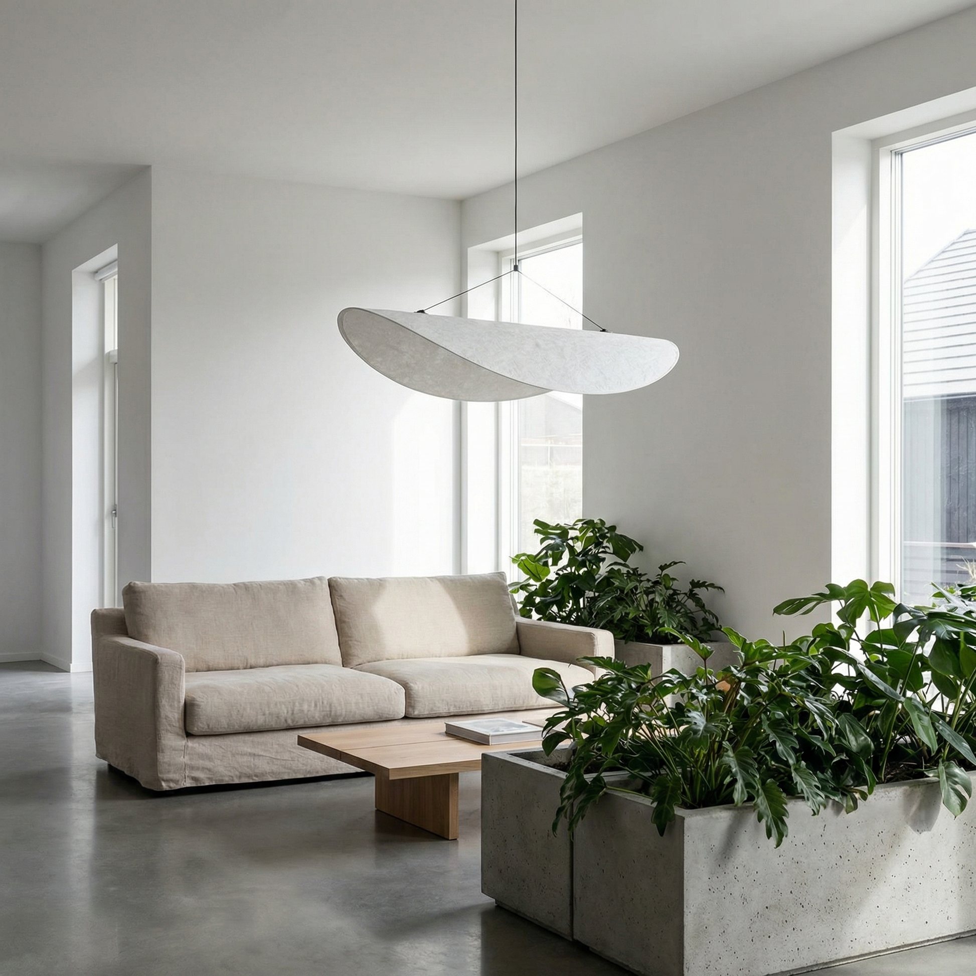 Suspension Arc Lunaire vue ambiance | Luxarmonie