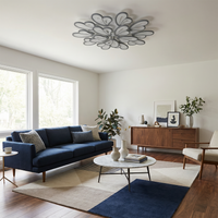 Plafonnnier Haute Tech Finition Mate & Halo Confortable – Nébulis