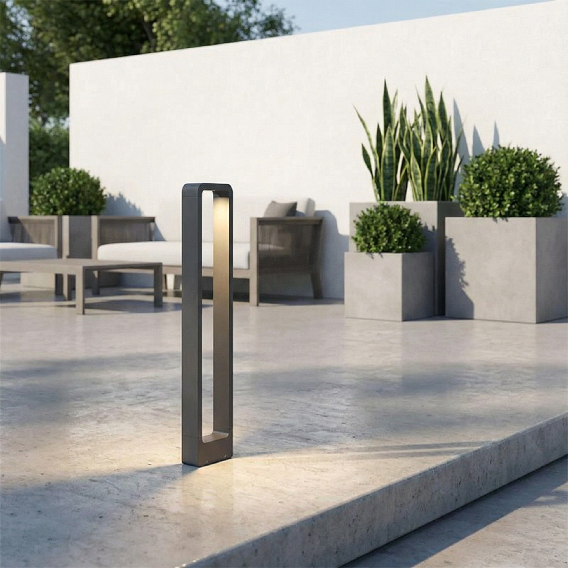 Luminaire Extérieur Alumea vue ambiance | Luxarmonie