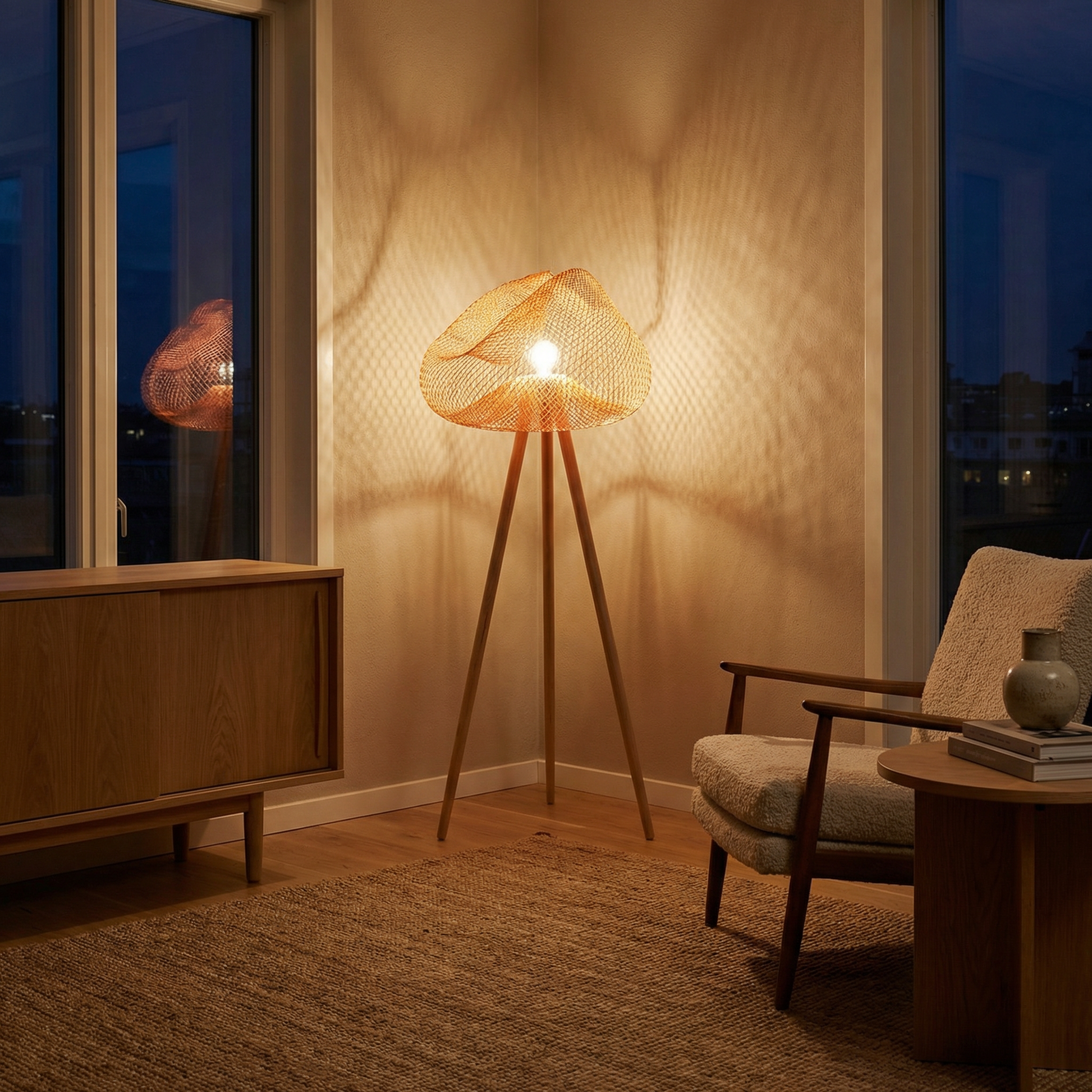 Lampadaire Elyora vue détail | Luxarmonie