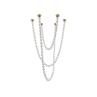 Suspension LED moderne en alliage pour salon – Argentique