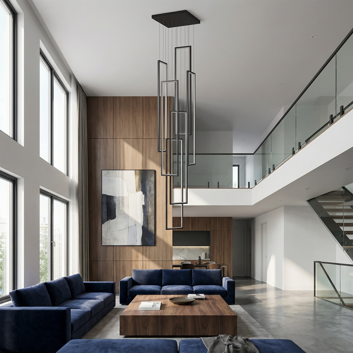 Suspension Élégante Finition Bicolore & Diffusion Douce – Brézia