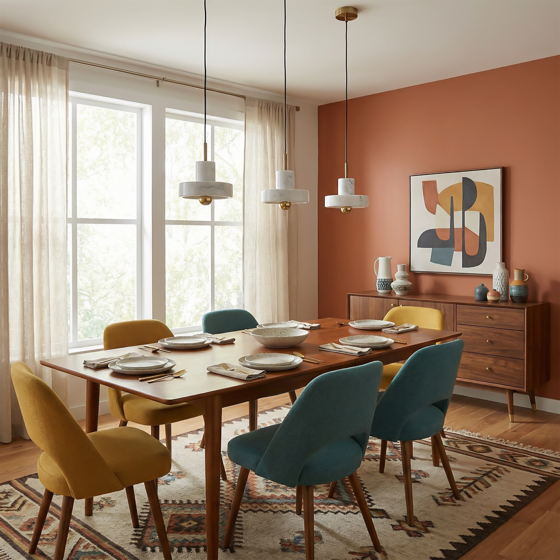 Suspension Dorée vue ambiance | Luxarmonie