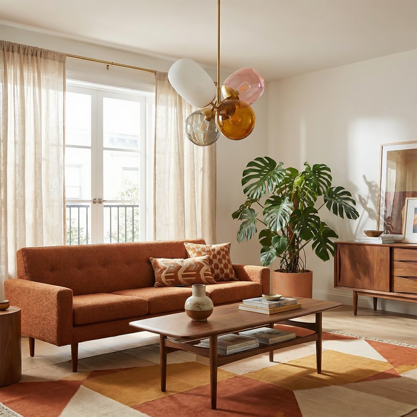 Suspension Design Aérien Multicolore Style Contemporain – Nimbus