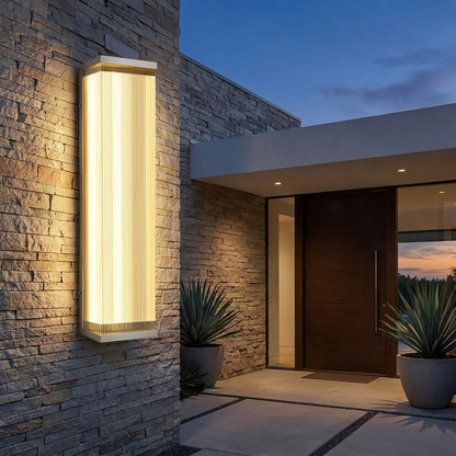LED wall sconce contemporary matte black design Halosmia for outdoor lighting - view 5