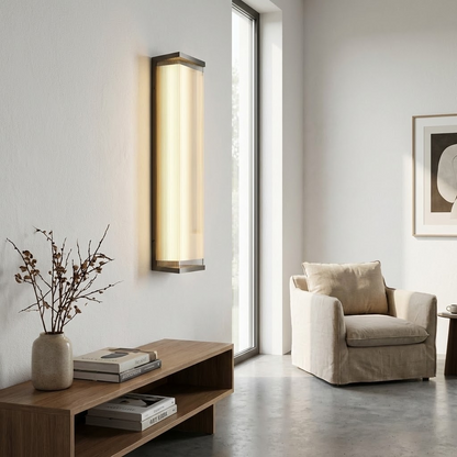 LED wall sconce contemporary matte black design Halosmia for outdoor lighting - view 6
