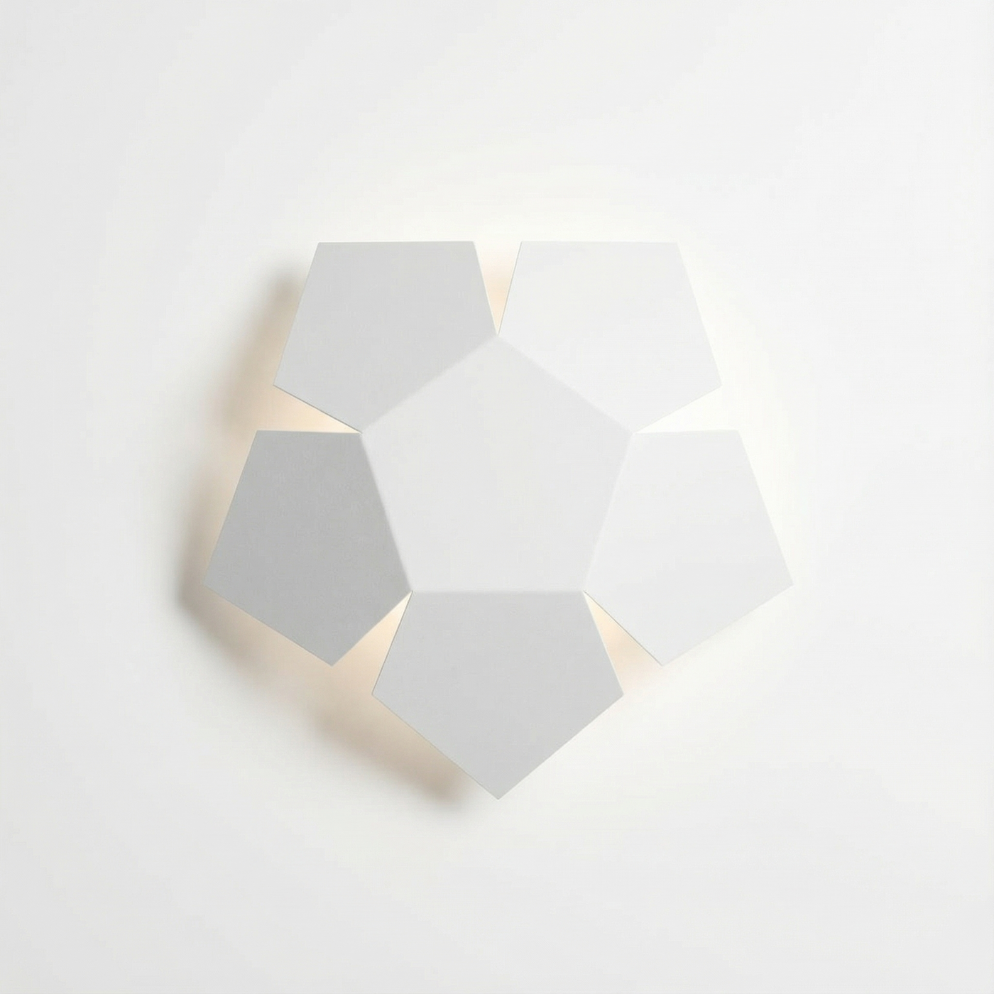 Modern white steel wall lamp for living room – Elenora model