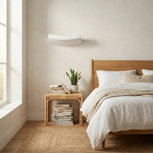 모던 화이트 세라믹 벽등 – 모델 Orphéale