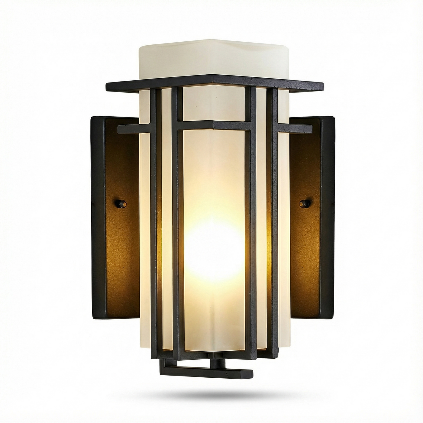 مصباح حائط خارجي حديدي عتيق – Feriona