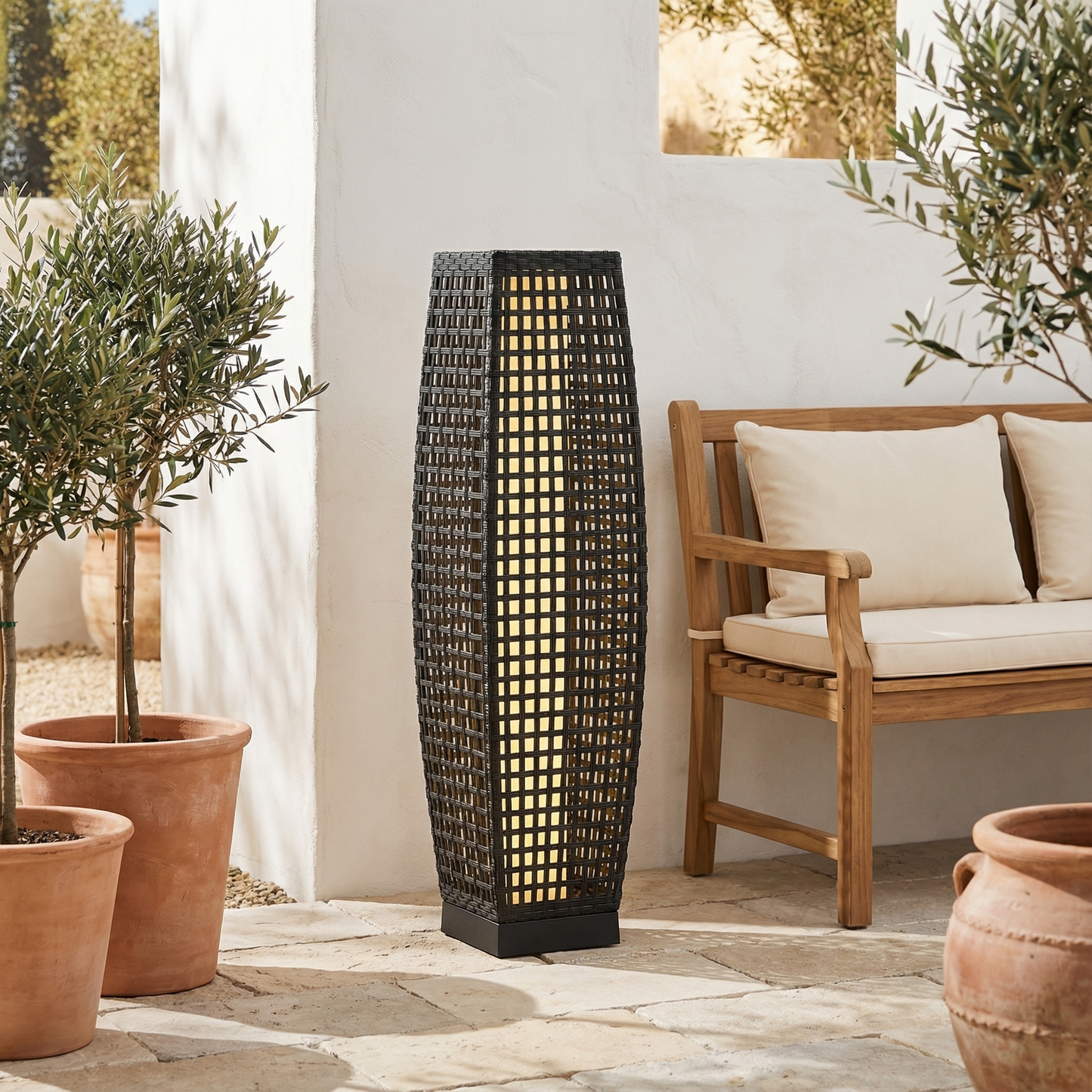 Luminaire Extérieur Orbanya vue détail | Luxarmonie