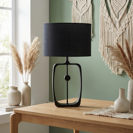 Black Metal Decorative Lamp Clean and Trendy Design – Milan Lux
