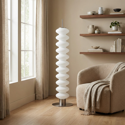 Lampadaire Tour d’Ondes vue ambiance | Luxarmonie