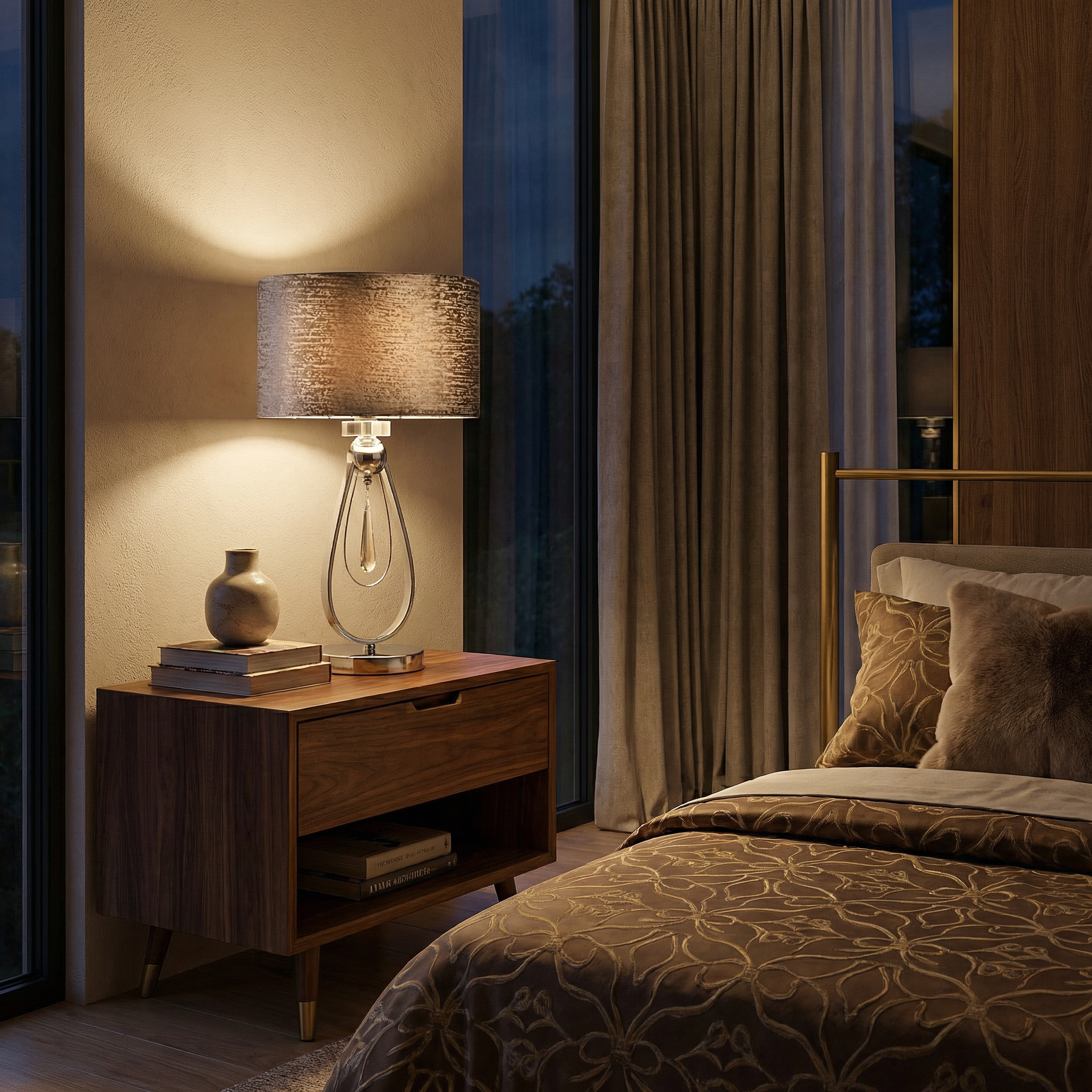 Lampe à poser Crysteline vue détail | Luxarmonie