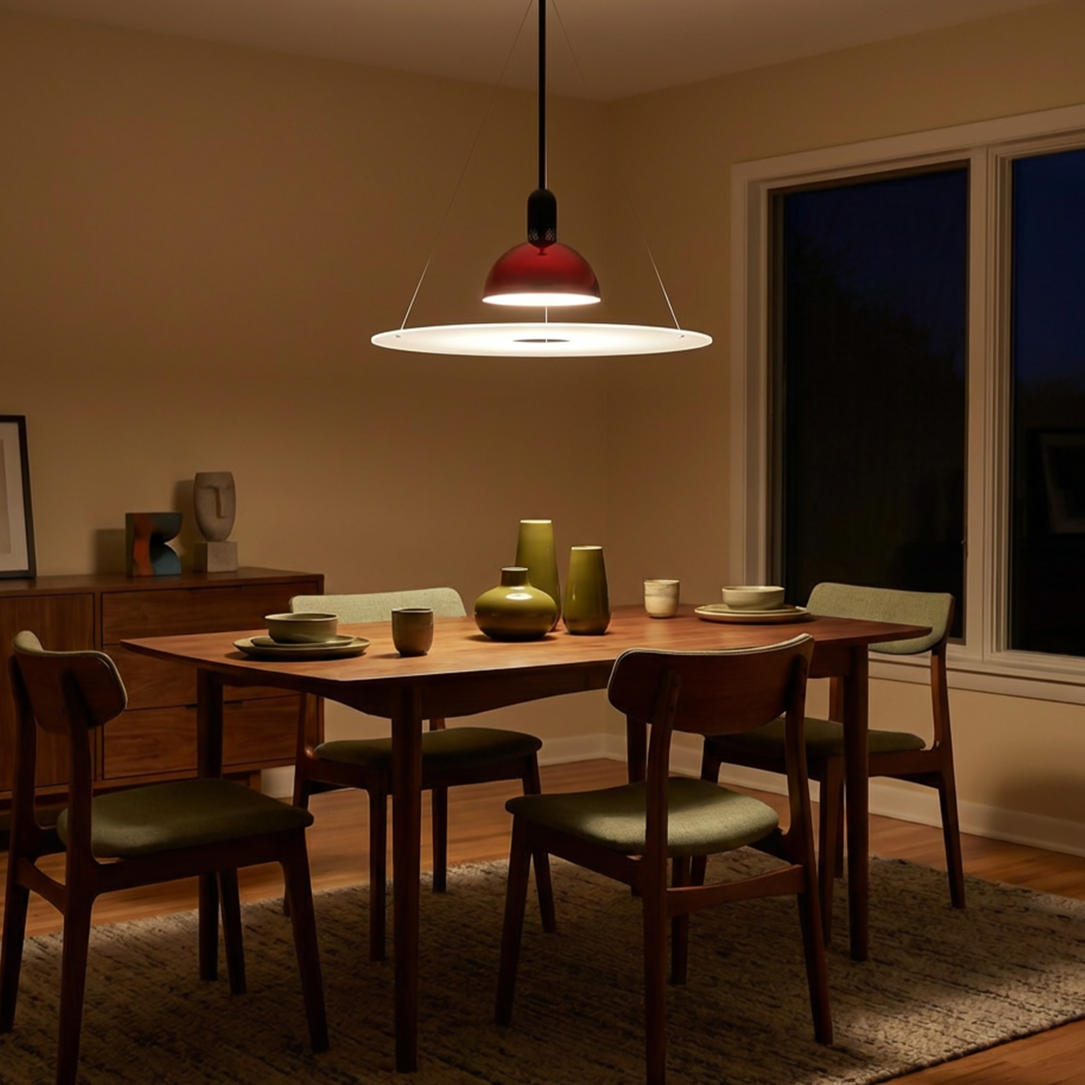 Plafonnier Design Circulaire Suspendu – Alcyon