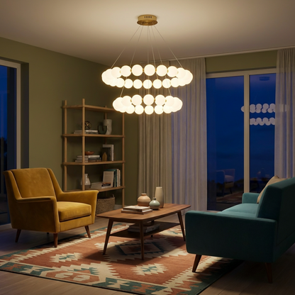 Plafón Diseño Suspendido con LED Ecoenergético – Stratos