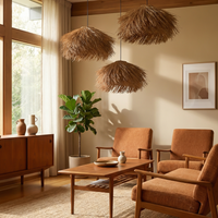 Suspension Décorative Rotin Tressé Ombres Captivantes – Tropicale