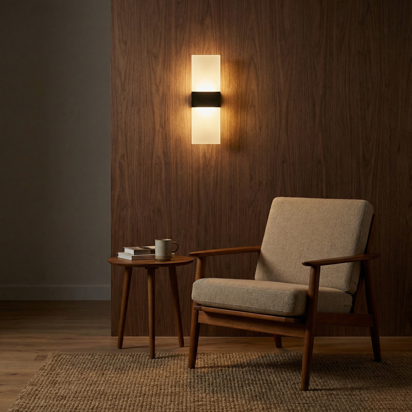 Applique Murale LED en Acrylique pour Salon – Selenite