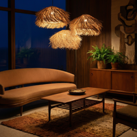 Suspension Décorative Rotin Tressé Ombres Captivantes – Tropicale