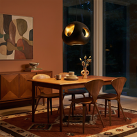 Suspension design avec variateur et finitions élégantes – Lueur Obsidienne