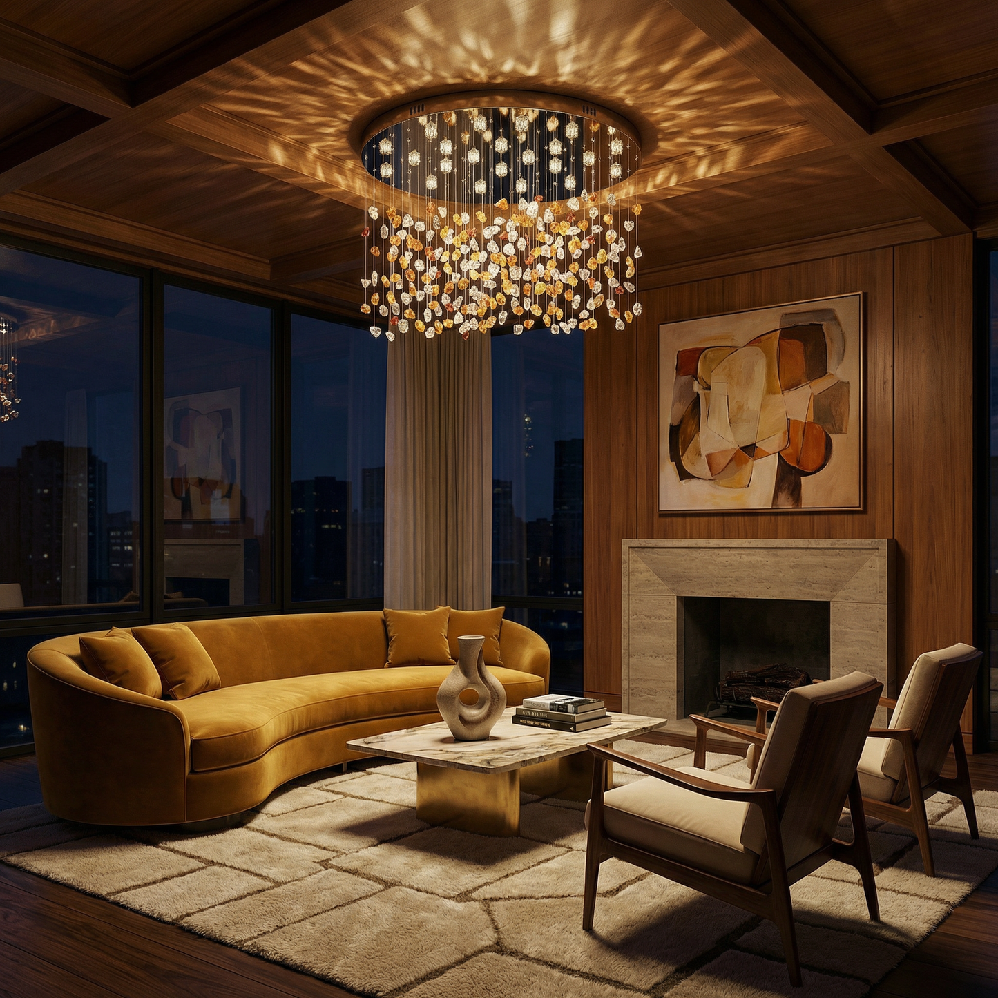 Lustre Cristallisea vue détail | Luxarmonie