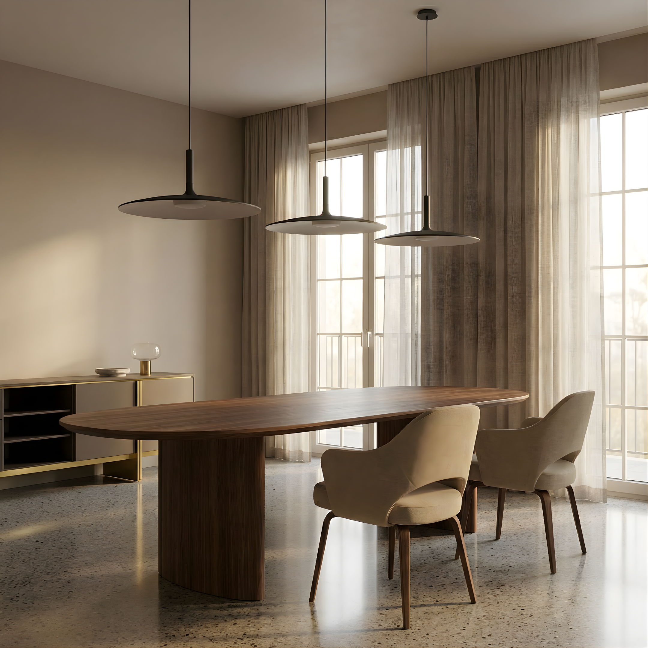 Suspension Ovni vue ambiance | Luxarmonie