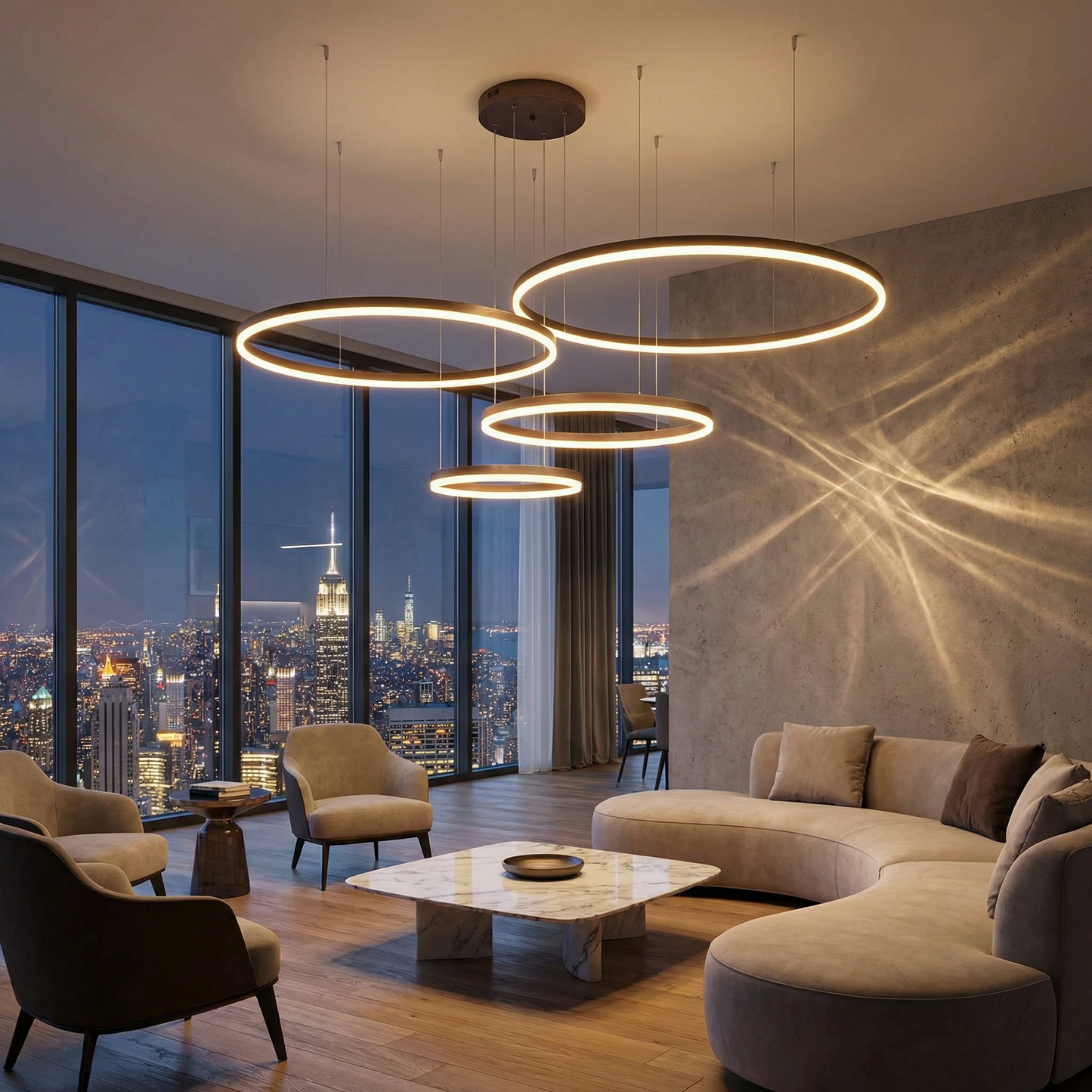 Suspension Mirena vue détail | Luxarmonie