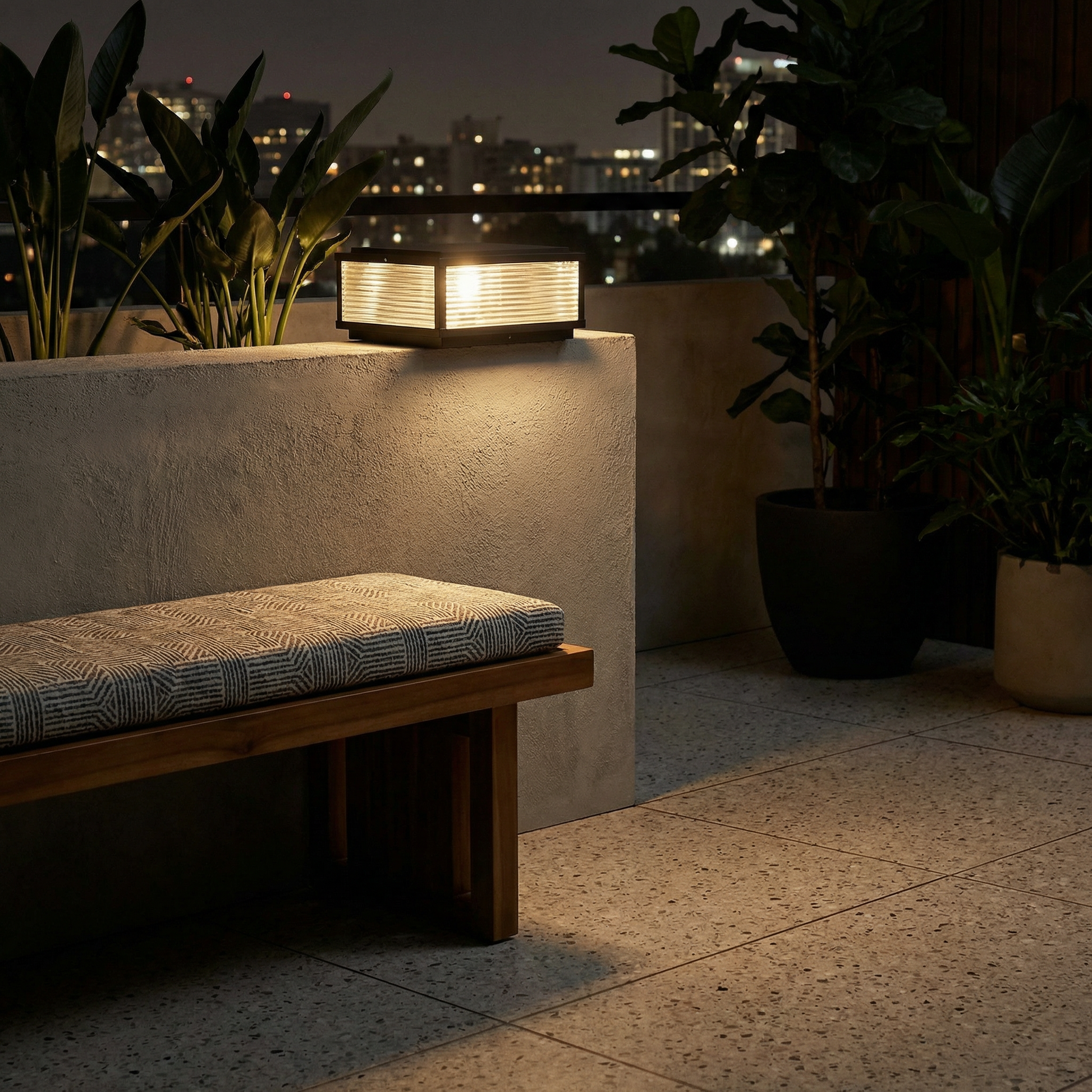 Lumière d'extérieur Veraluce vue détail | Luxarmonie