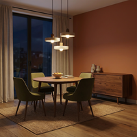 Suspension Compacte à Câble Réglable pour Ambiance Authentique – Tissée Terrestre