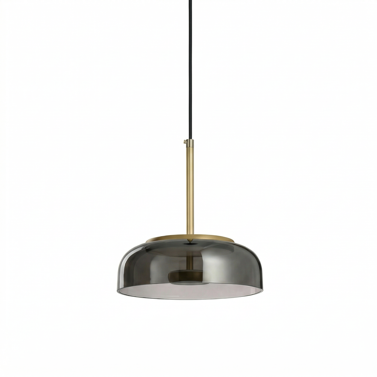Suspension Moderne en Verre et Aluminium Forgé – Luminosa
