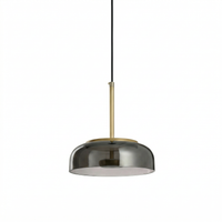 Suspension Moderne en Verre et Aluminium Forgé – Luminosa